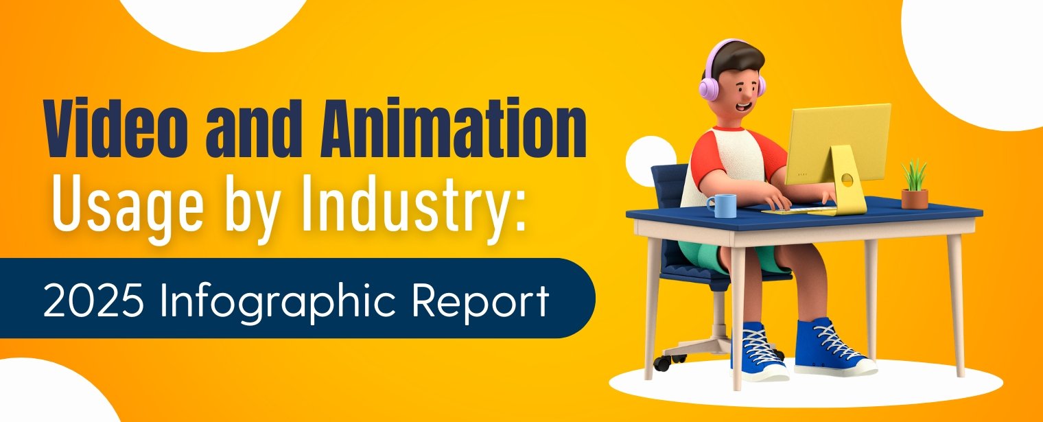 Video and Animation Usage by Industry: 2025 Infographic Report