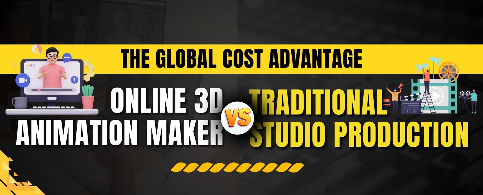 Online 3D Animation vs Studio: Global Cost Comparison