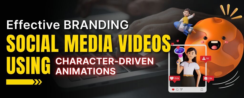 social media video using 3D animation